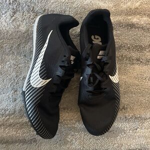 Nike Racing Zoom Rival Mens Size 6 Black Track and Field Shoes
